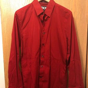 Men’s Express Red Dress Shirt